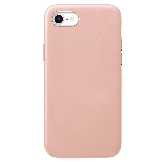 Apple iPhone SE 2020 CaseUp Leather Woven Kılıf Rose Gold 2